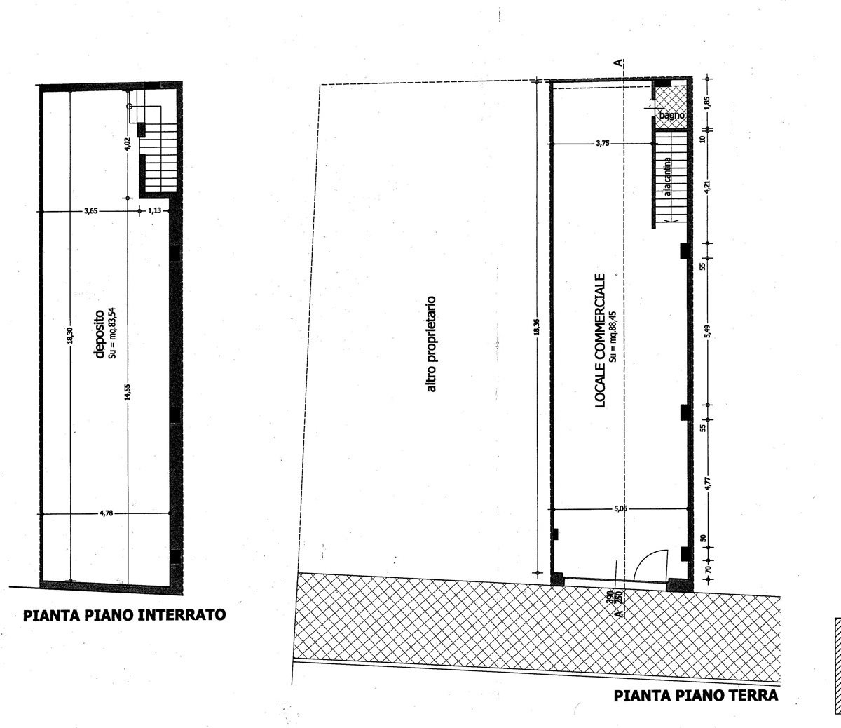 floorplans Tricase: Negozio in Vendita, , immagine 1