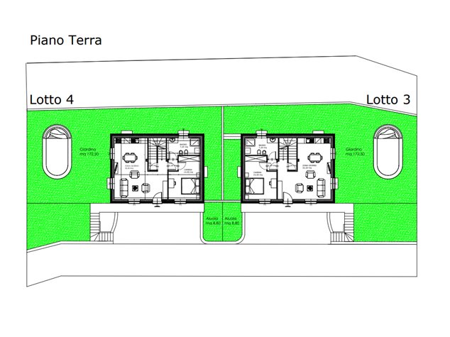 floorplans Alta Valle Intelvi: Villa bifamiliare in Vendita, Via Lem , 23, immagine 1