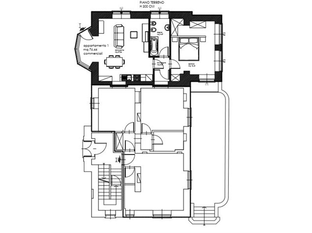 floorplans Lanzo d'Intelvi: Appartamento in Vendita, Via Volta , 22, immagine 2