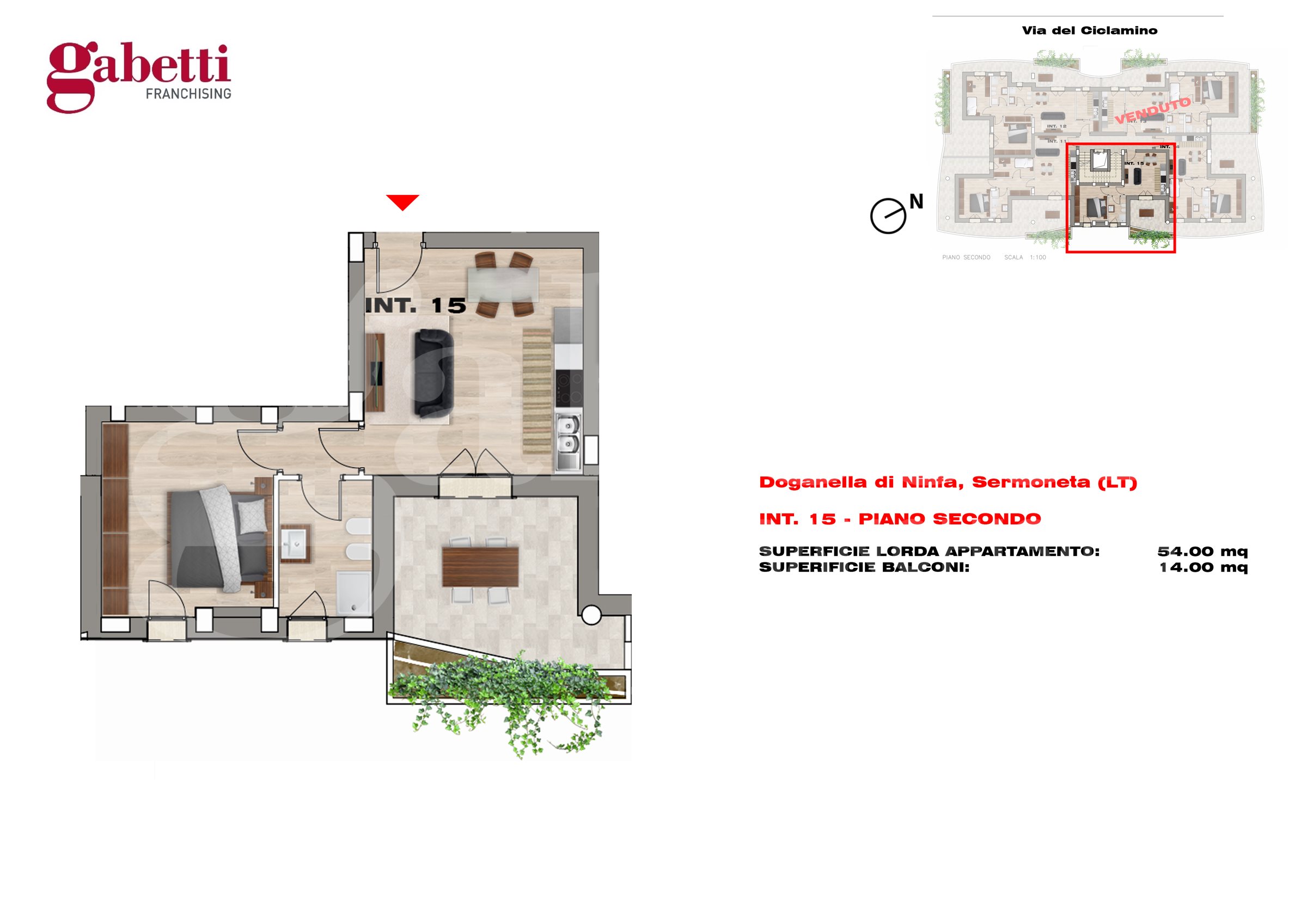 Appartamento in Via Le Pastine, Sermoneta (LT)
