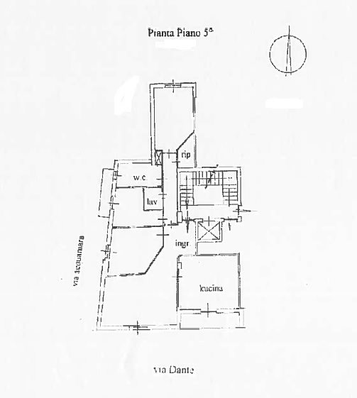 floorplans Agrigento: Appartamento in Vendita, Via Dante, 228, immagine 1