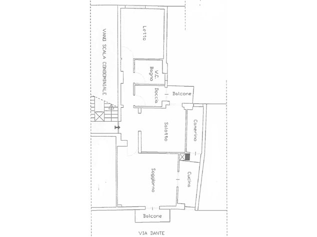 floorplans Agrigento: Appartamento in Vendita, Via Dante , 84, immagine 1