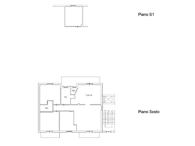 floorplans Agrigento: Appartamento in Vendita, Via Alessio Di Giovanni , 16, immagine 1