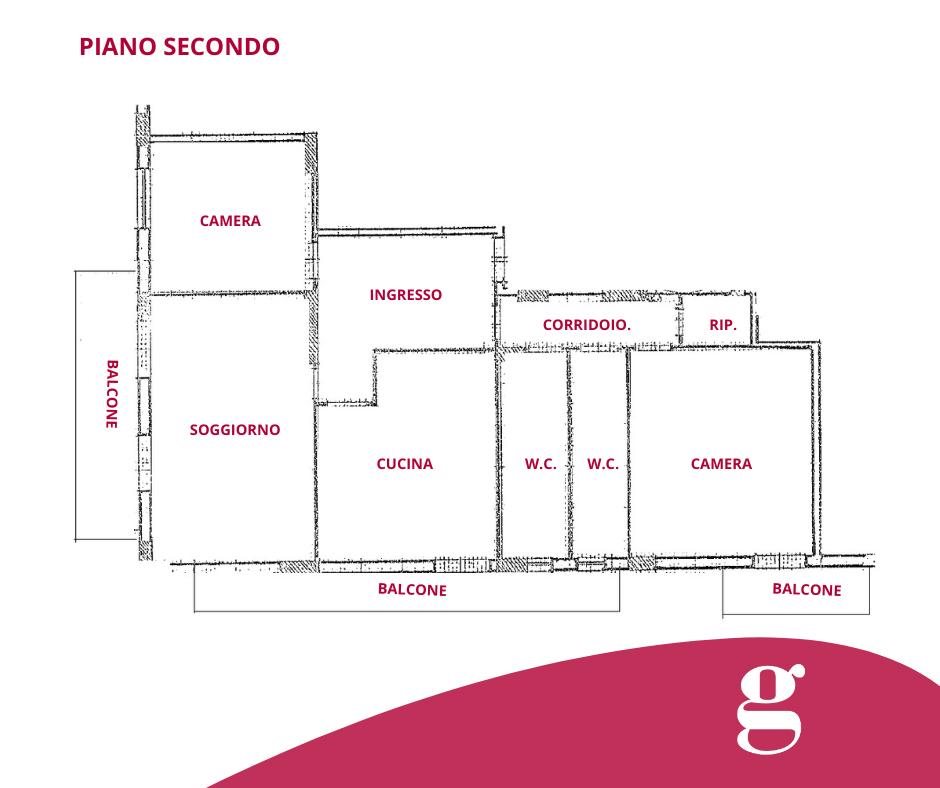 floorplans Milazzo: Appartamento in Vendita, Via Vittorio Emanuele Orlando, immagine 1