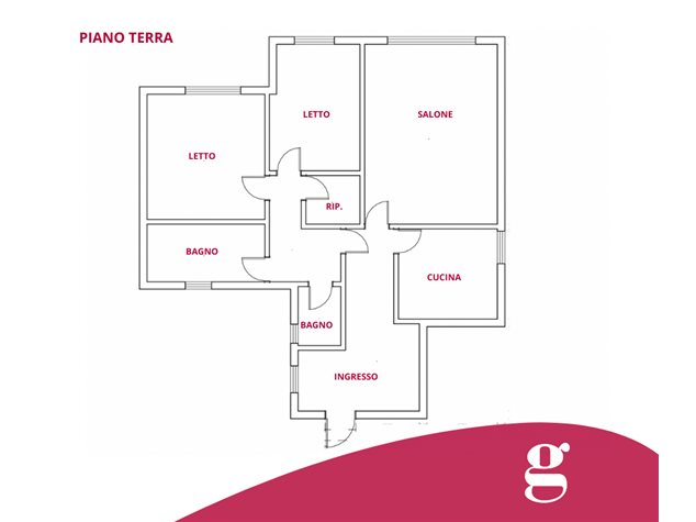 floorplans Milazzo: Appartamento in Vendita, Via Spiaggia Di Ponente, Snc, immagine 2