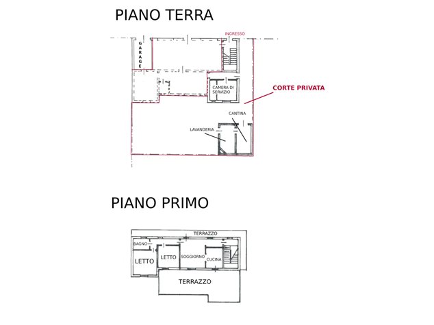 floorplans Taglio di Po: Appartamento in Vendita, , immagine 1