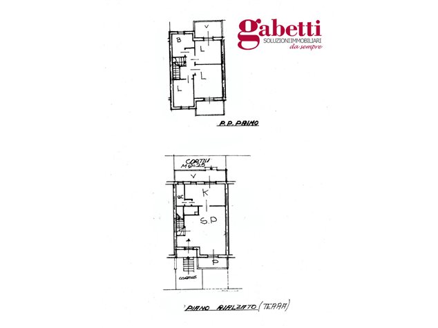 floorplans Olbia: Villa a schiera in Vendita, Via Degli Ontani, 144, immagine 1