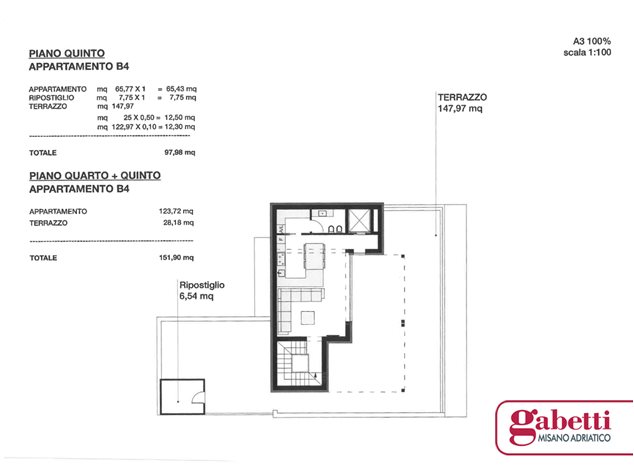 floorplans Cattolica: Appartamento in Vendita, , immagine 2