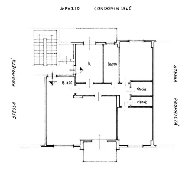 floorplans Palermo: Appartamento in Vendita, Via Leonardo Da Vinci, 518, immagine 1