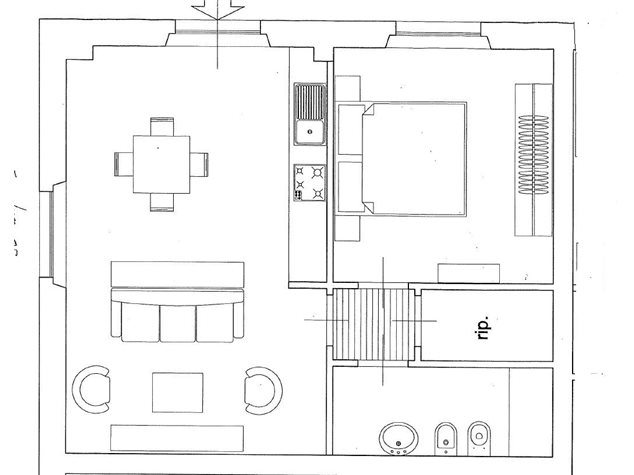 floorplans Cupra Marittima: Appartamento in Vendita, Via Ennio Ruzzi, 52, immagine 1