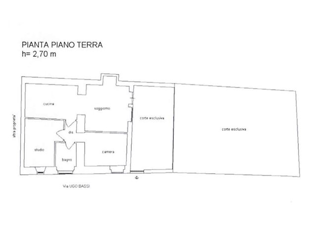 floorplans Ripatransone: Appartamento in Vendita, Via Ugo Bassi, immagine 1
