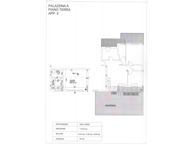 floorplans Brindisi: Appartamento in Vendita, Via Centauro, 22, immagine 2