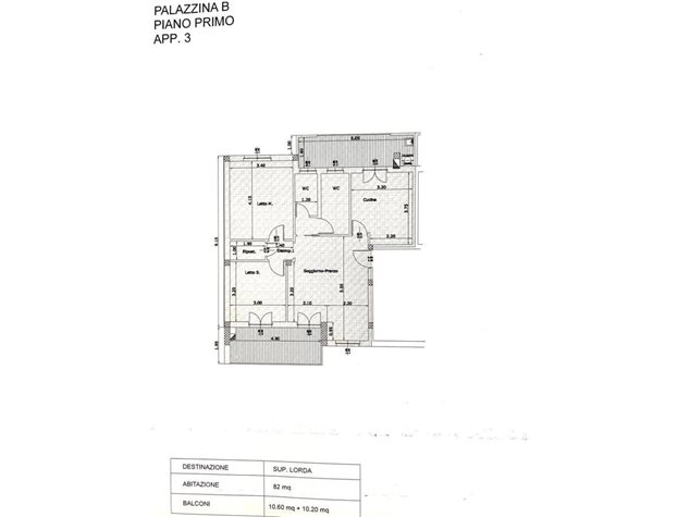 floorplans Brindisi: Appartamento in Vendita, Via Centauro, 22, immagine 4
