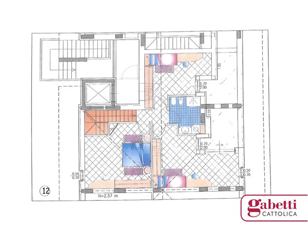 floorplans Cattolica: Duplex in Vendita, , immagine 2
