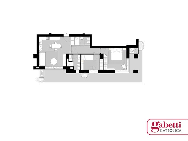 floorplans Gabicce Mare: Appartamento in Vendita, , immagine 1