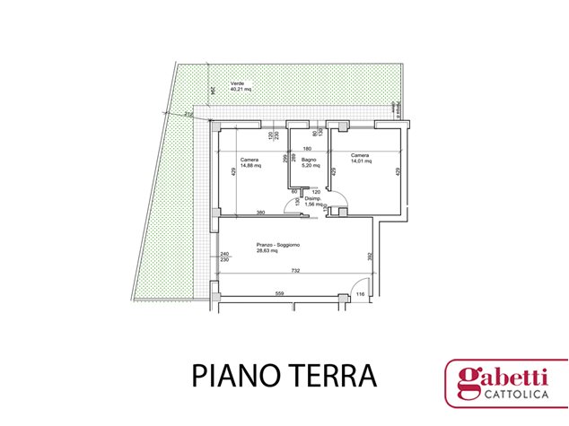floorplans Cattolica: Appartamento in Vendita, , immagine 1