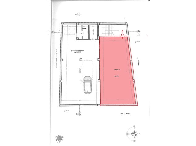 floorplans Manduria: Negozio in Vendita, Via Primo Maggio , 37, immagine 2