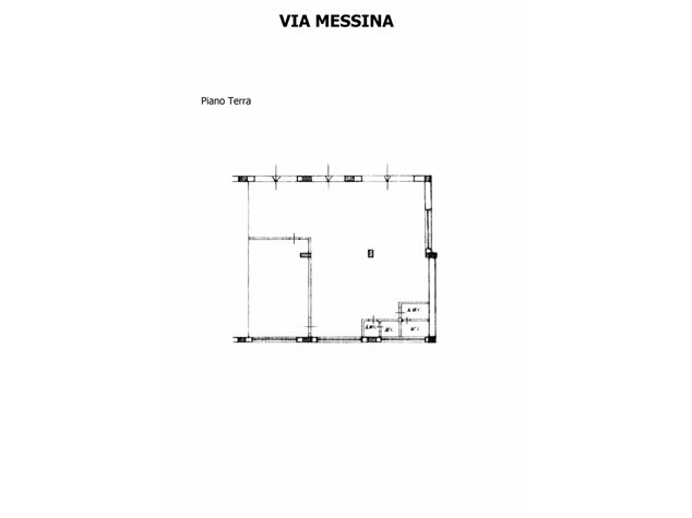 floorplans Potenza: Negozio in Vendita, Via Messina, 166/170, immagine 1