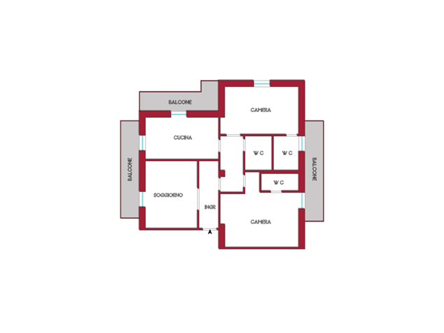 floorplans Vasto: Appartamento in Vendita, Viale Dalmazia , 156, immagine 1